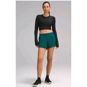 lululemon athletica Black Crop Top